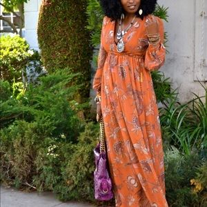 Giselle H&M bohemian maxi dress